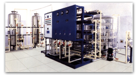 工業用超純水、純水工藝方案示意